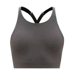 GIRLFRIEND COLLECTIVE Topanga Low Impact Longline Sports Bra Shadow Gray XS,S,L